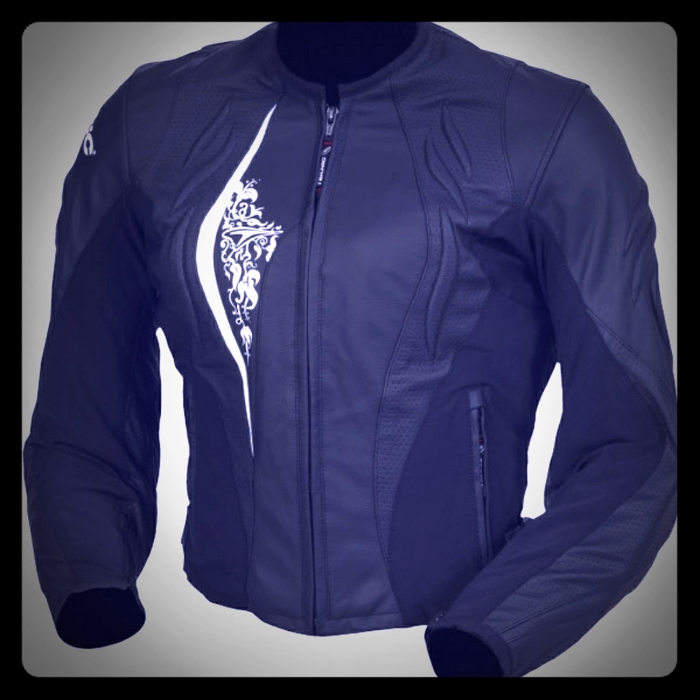 Women Teknic Motorcycle Leather Jacket